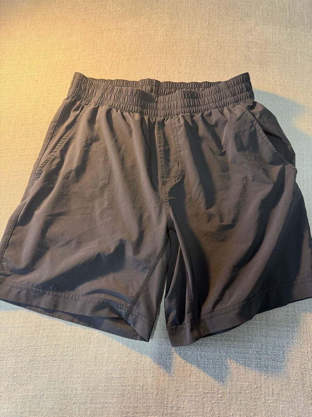 Rhone Men's Lightweight Performance Athletic Shorts with Forever Forward Print